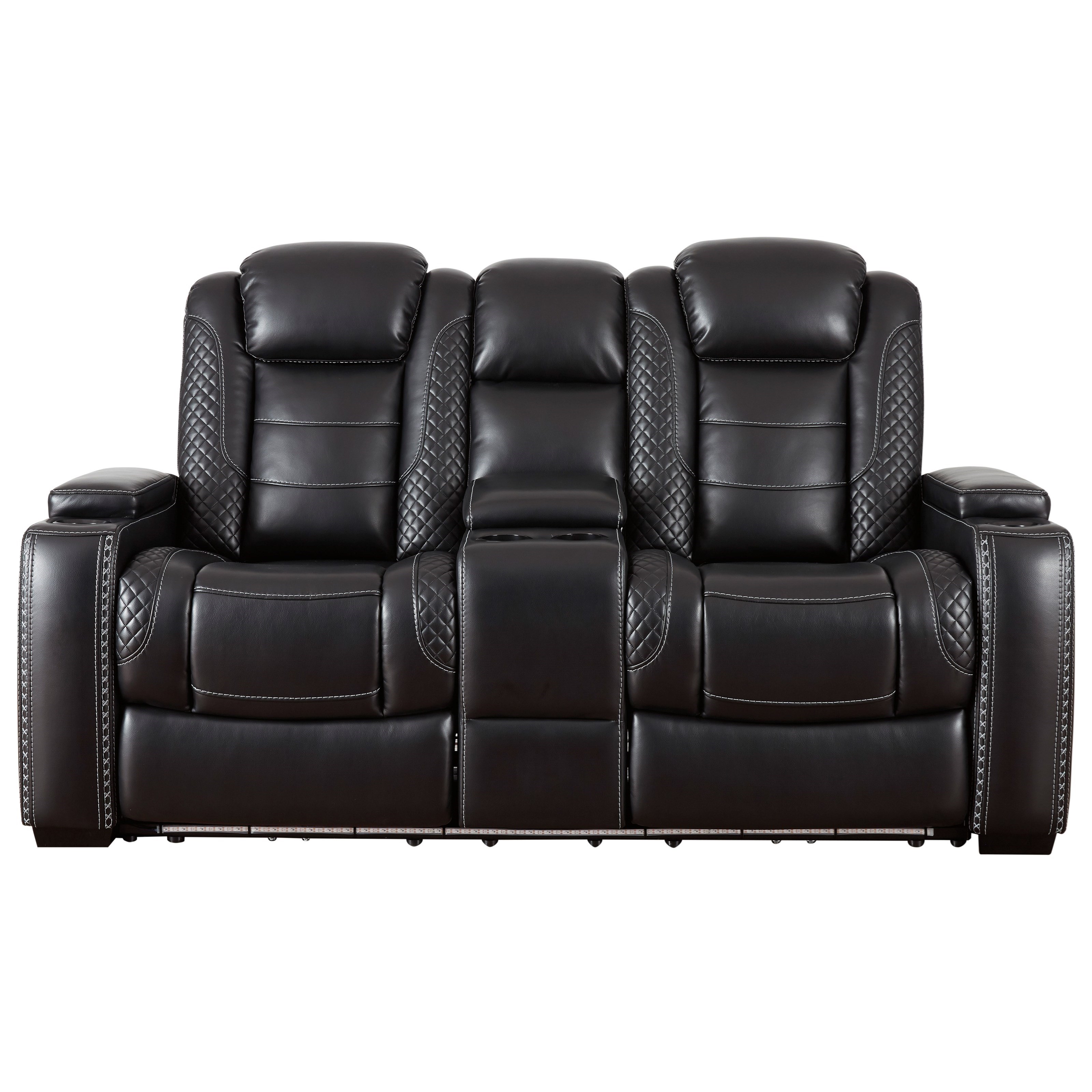 StyleLine Lupo LUPO Power Reclining Loveseat w Console